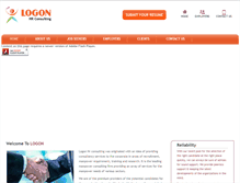 Tablet Screenshot of logonhr.com